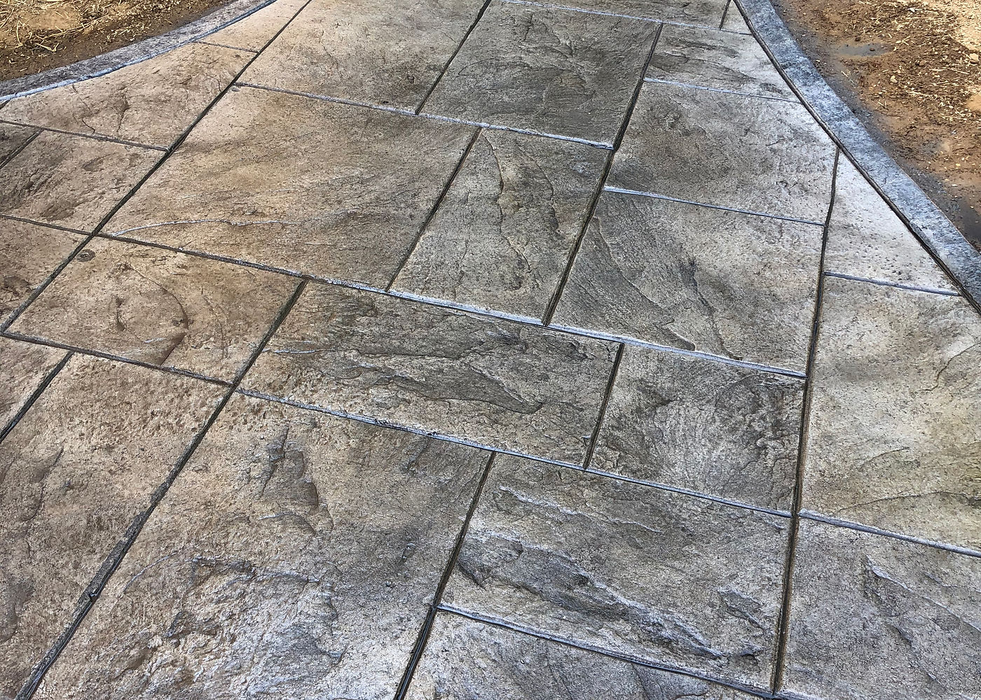 Amanda S. stamped concrete patio project by ASRE photo 3
