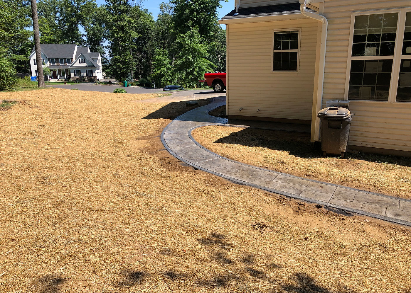 Amanda S. stamped concrete patio project by ASRE photo 6