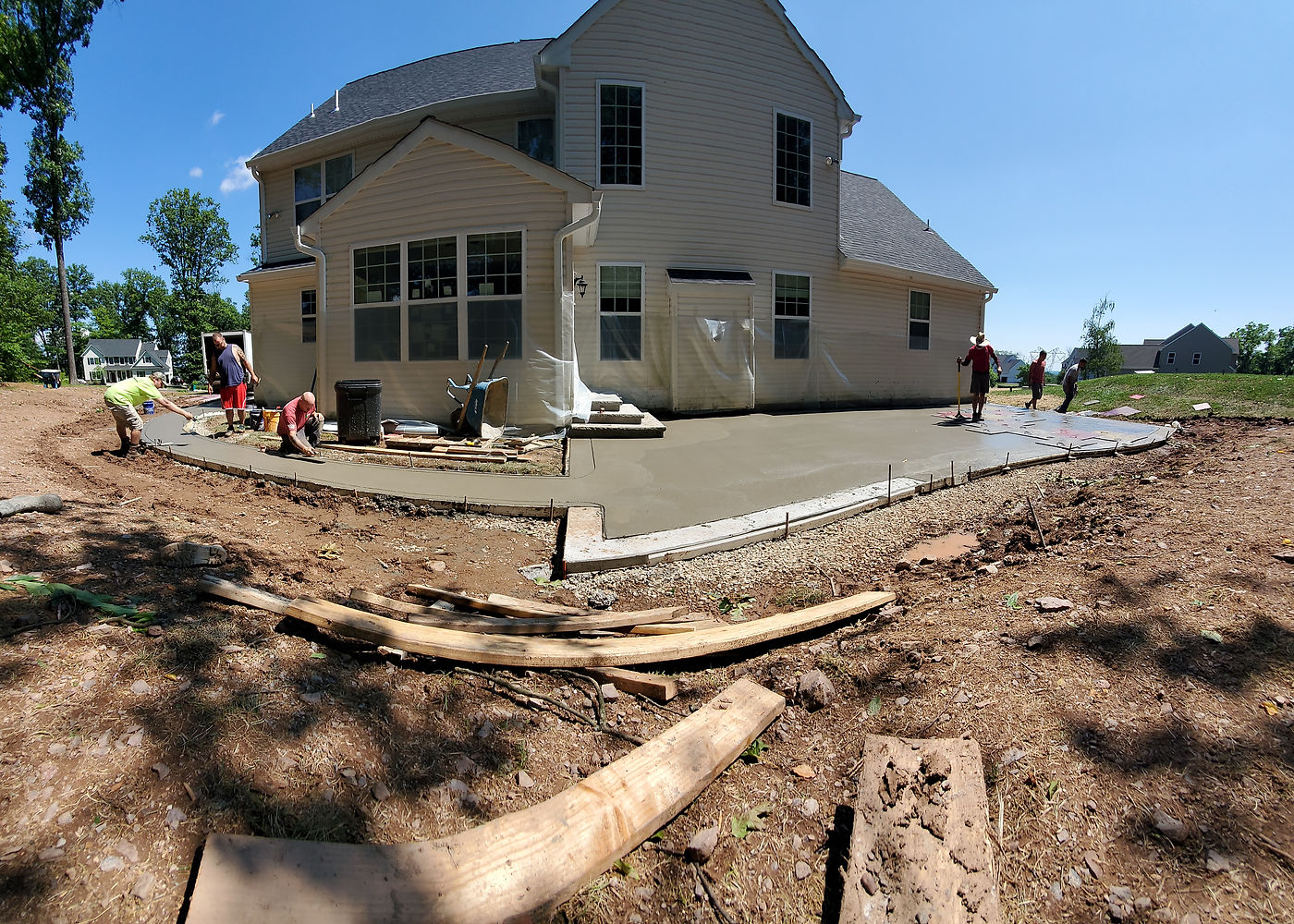 Amanda S. stamped concrete patio project by ASRE photo 10