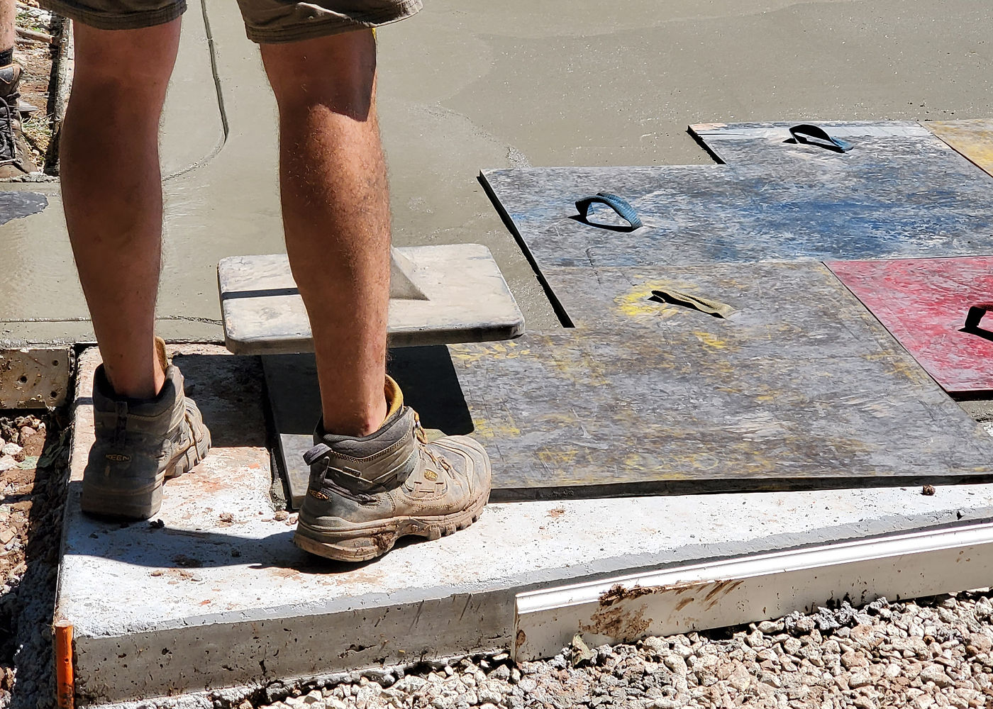Amanda S. stamped concrete patio project by ASRE photo 14