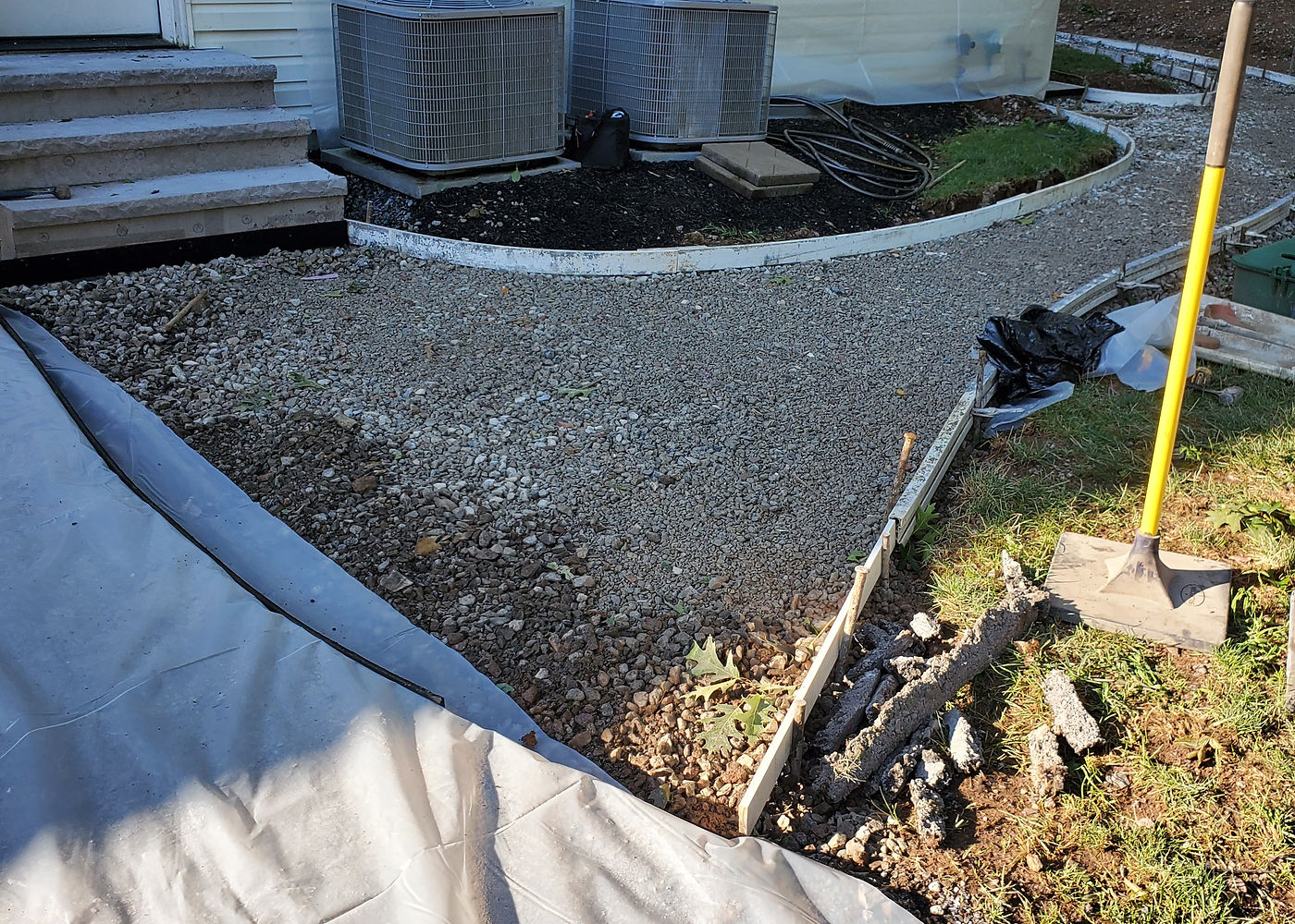 Amanda S. stamped concrete patio project by ASRE photo 17