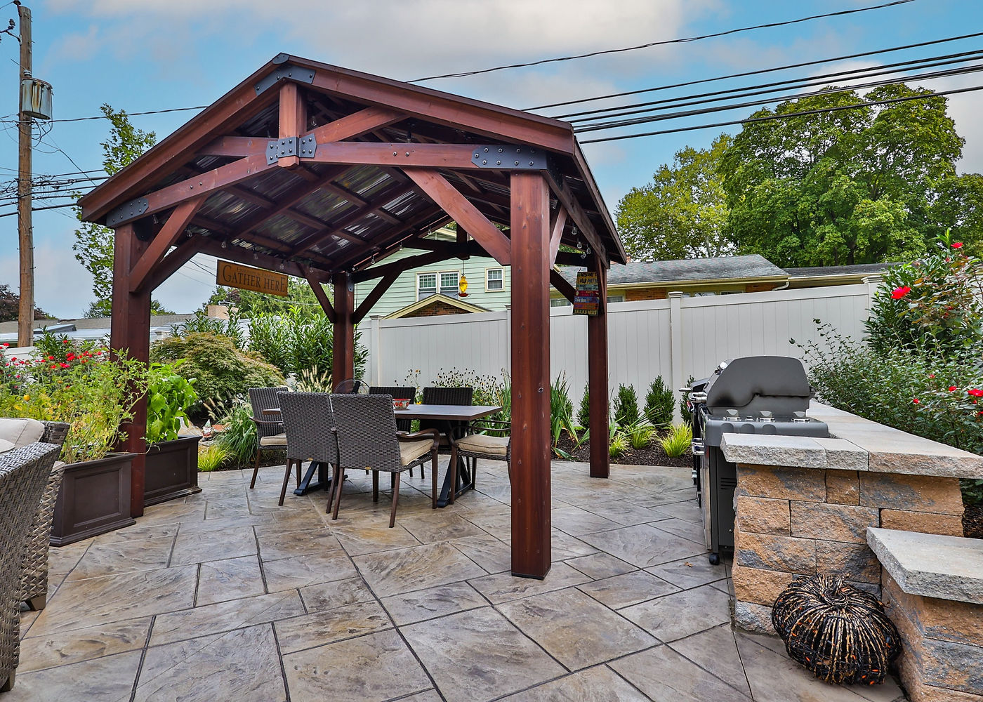 Meadowbrook Circle patio, pergola and outdoor living project by ASRE photo 6