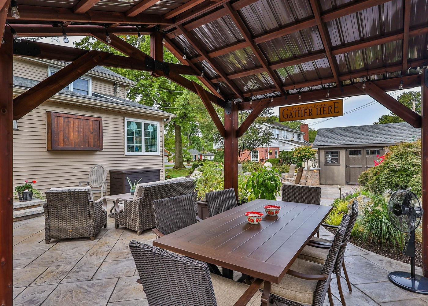 Meadowbrook Circle patio, pergola and outdoor living project by ASRE photo 7