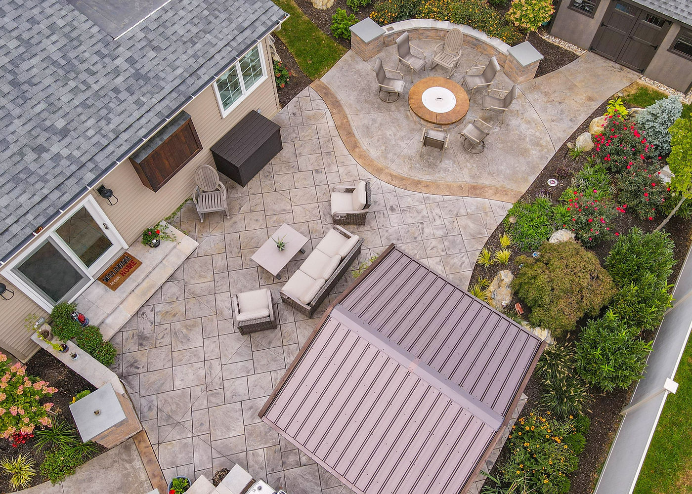 Meadowbrook Circle patio, pergola and outdoor living project by ASRE photo 15