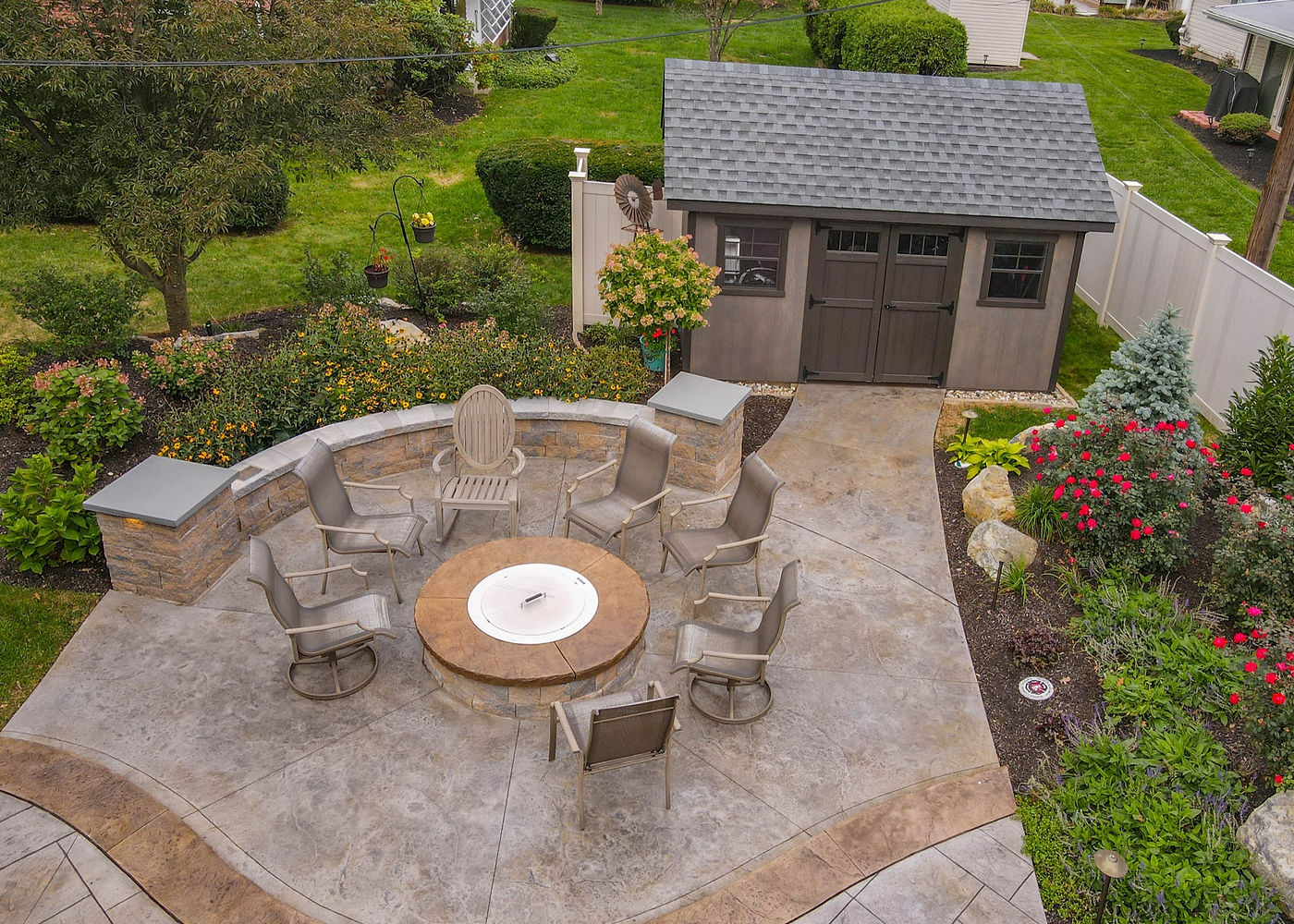 Meadowbrook Circle patio, pergola and outdoor living project by ASRE photo 16