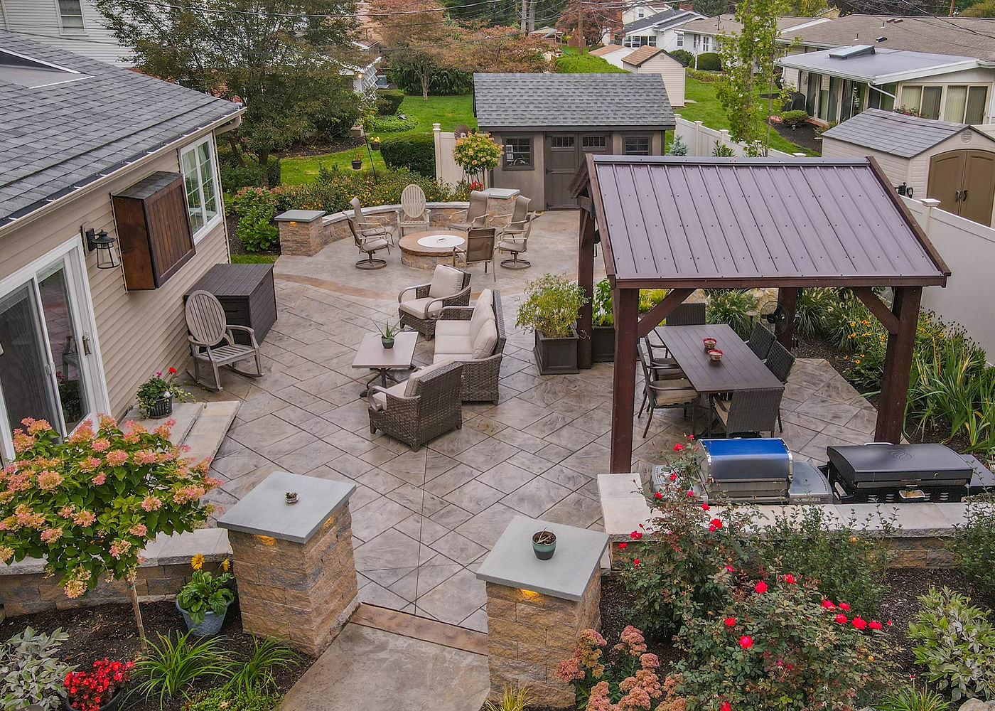 Meadowbrook Circle patio, pergola and outdoor living project by ASRE photo 17