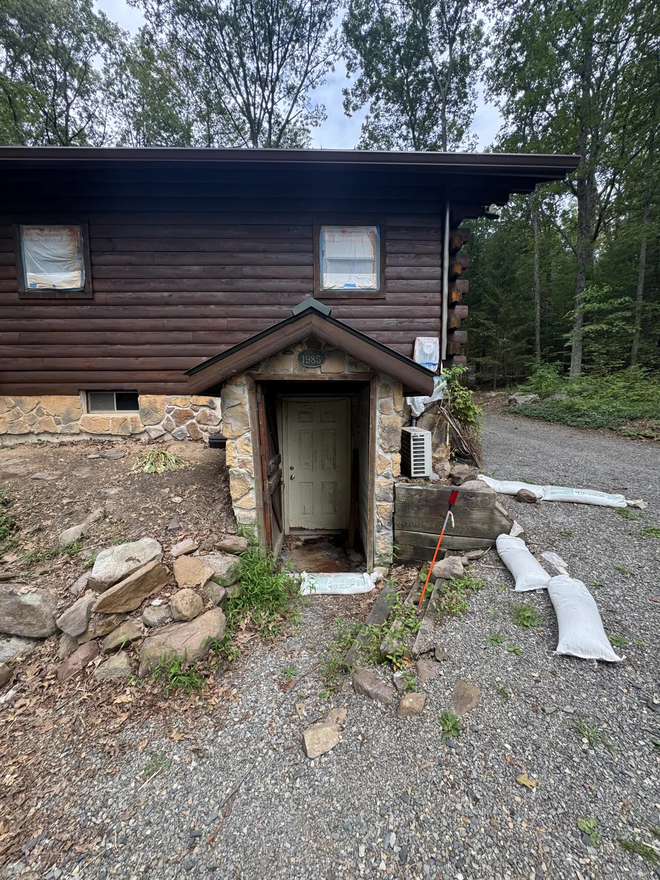 Patricia retaining wall drainage and lower-level entry project by ASRE photo 1
