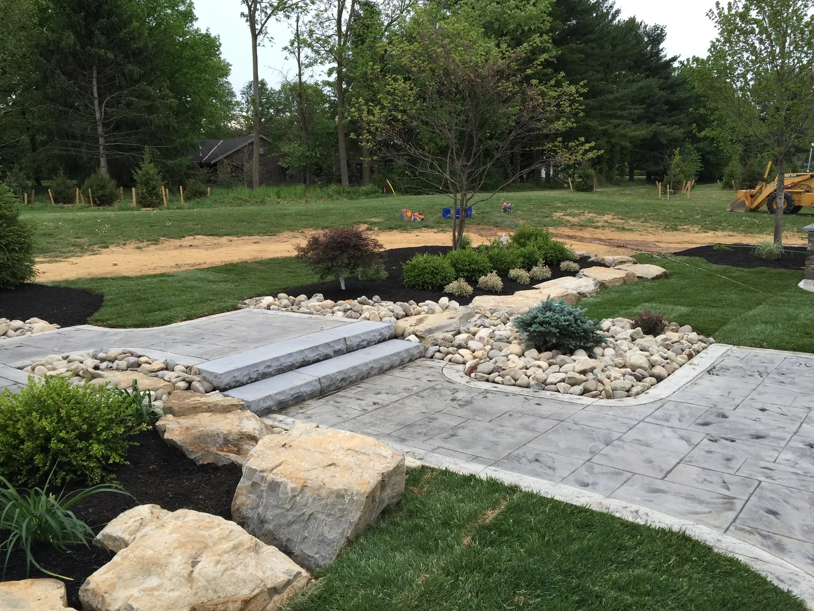 Hardscape Features and Connected Outdoor Areas